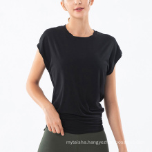 Fitness shirt loose sports quick-drying colors women short sleeve costume design t shirt yoga T-shirt factory wholesale